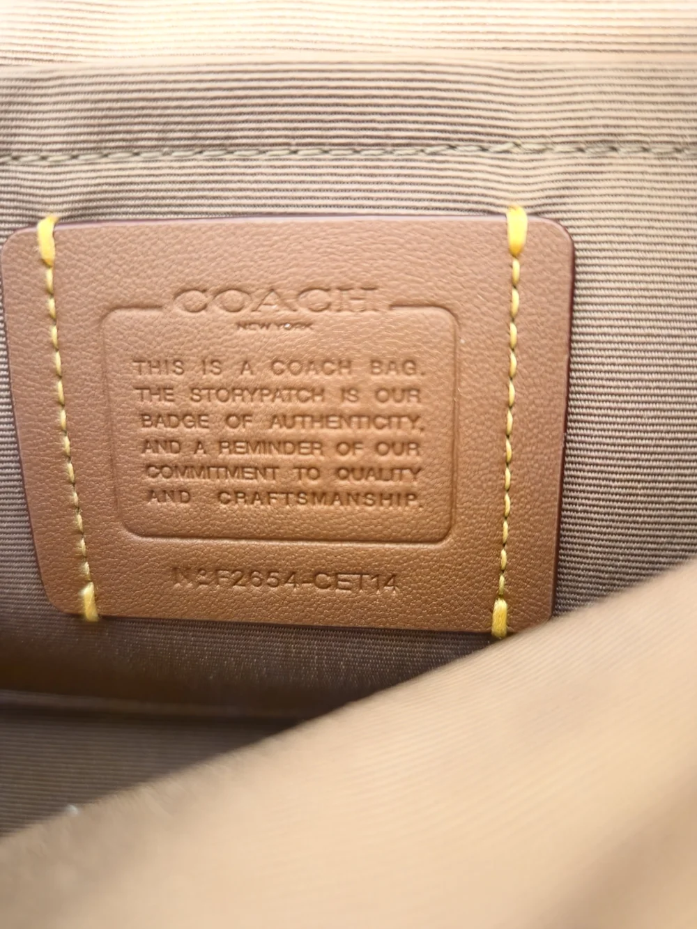 Coach Teri Brown Signature Crystal Embellished Shoulder Bag